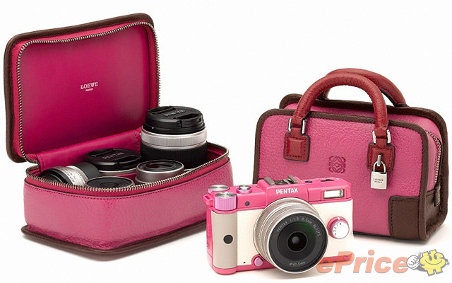 LOEWE × Pentax Q 粉紅限量款，進駐時尚精品市場