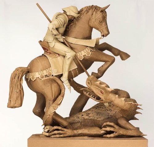 【图集】艺术家 Chris Gilmour 神一样的纸版艺术品 【图集】艺术家 Chris Gilmour 神一样的纸版艺术品