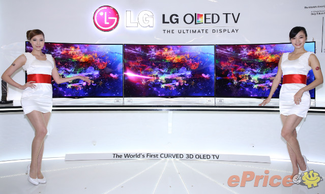 LG 曲面電視登台,0.4 cm 超薄、買就送 G2 手機 LG 曲面電視登台,0.4 cm 超薄、買就送 G2 手機