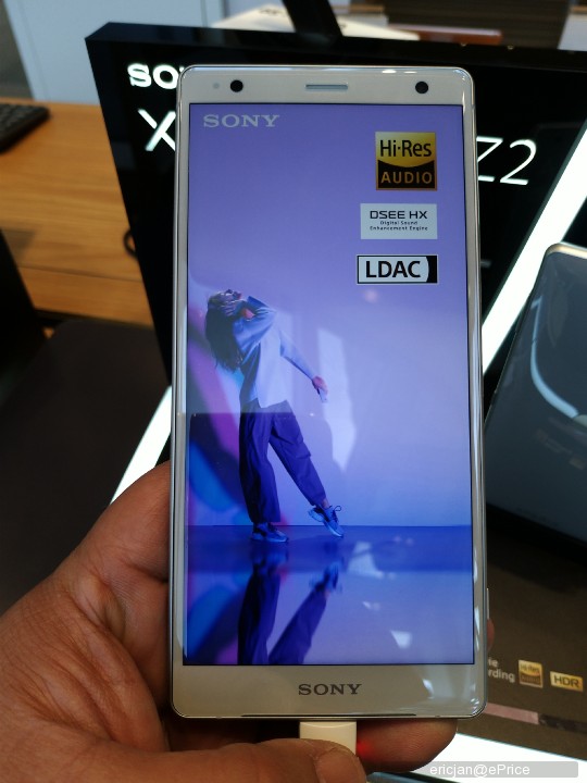 sony xperia xz2 现场实机赏玩