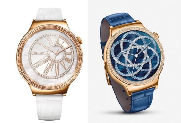 左边为 huawei watch elegant,右边则是 jewel .
