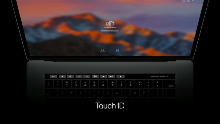 全新macbook pro 诞生,加入全新 touch bar 设计