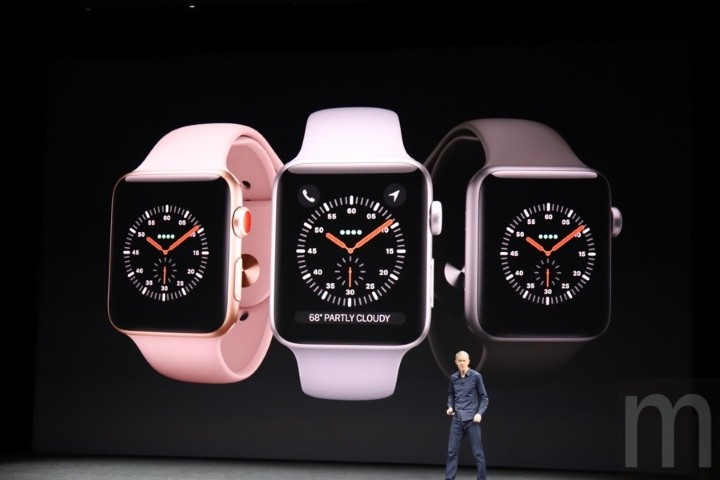 Apple Watch series 3 揭晓,搭 eSIM 连网功能、