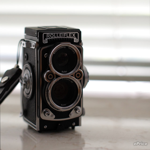 六分之一古典味,收藏 rolleiflex 经典迷你小数位相机