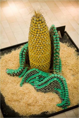 只要有心,罐头也能成为超酷装置艺术品