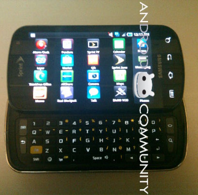 android 2.1, seemingly with touchwiz ui 3.0 wifi 802.