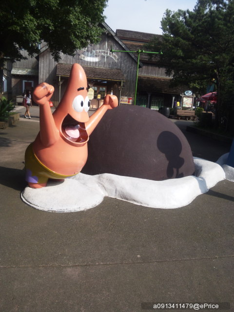 海绵宝宝 跟派大星 手套乐园 的 气球