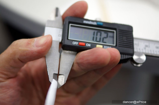 6mm,有可能卡尺量时有个角度,但也是相差甚微)