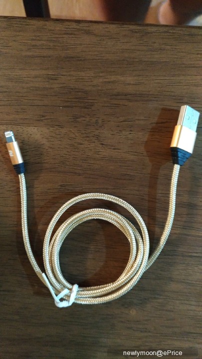 【ep兑换商品开箱】rock space m5金属编织传输线 lightning 100cm