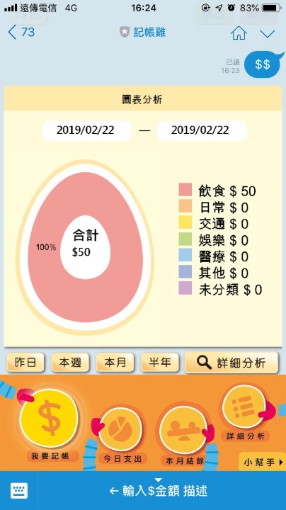 免下載app Line上超實用工具 記帳 氣象預報 查股價 第1頁 手機軟體綜合區討論區 Eprice 行動版