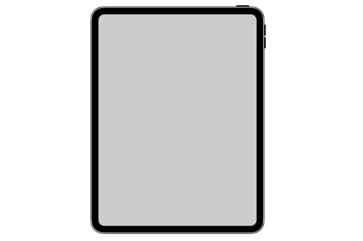 显示新款ipad pro确实将会采用展边框设计,并且取消实体home键设